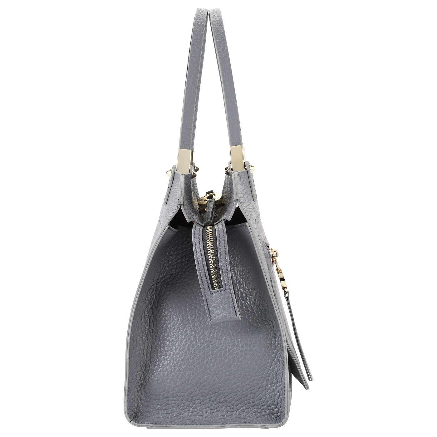 Сумка из натуральной кожи на молнии Carlo Salvatelli Cervino