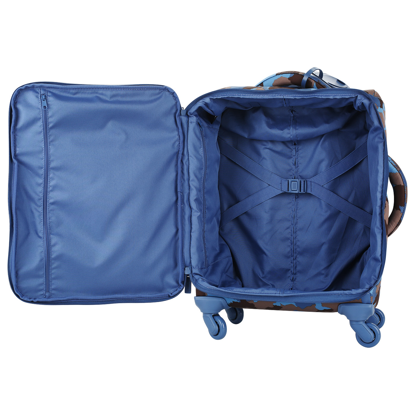 Чемодан маленький S тканевый с кодовым замком Lipault Frozen Land