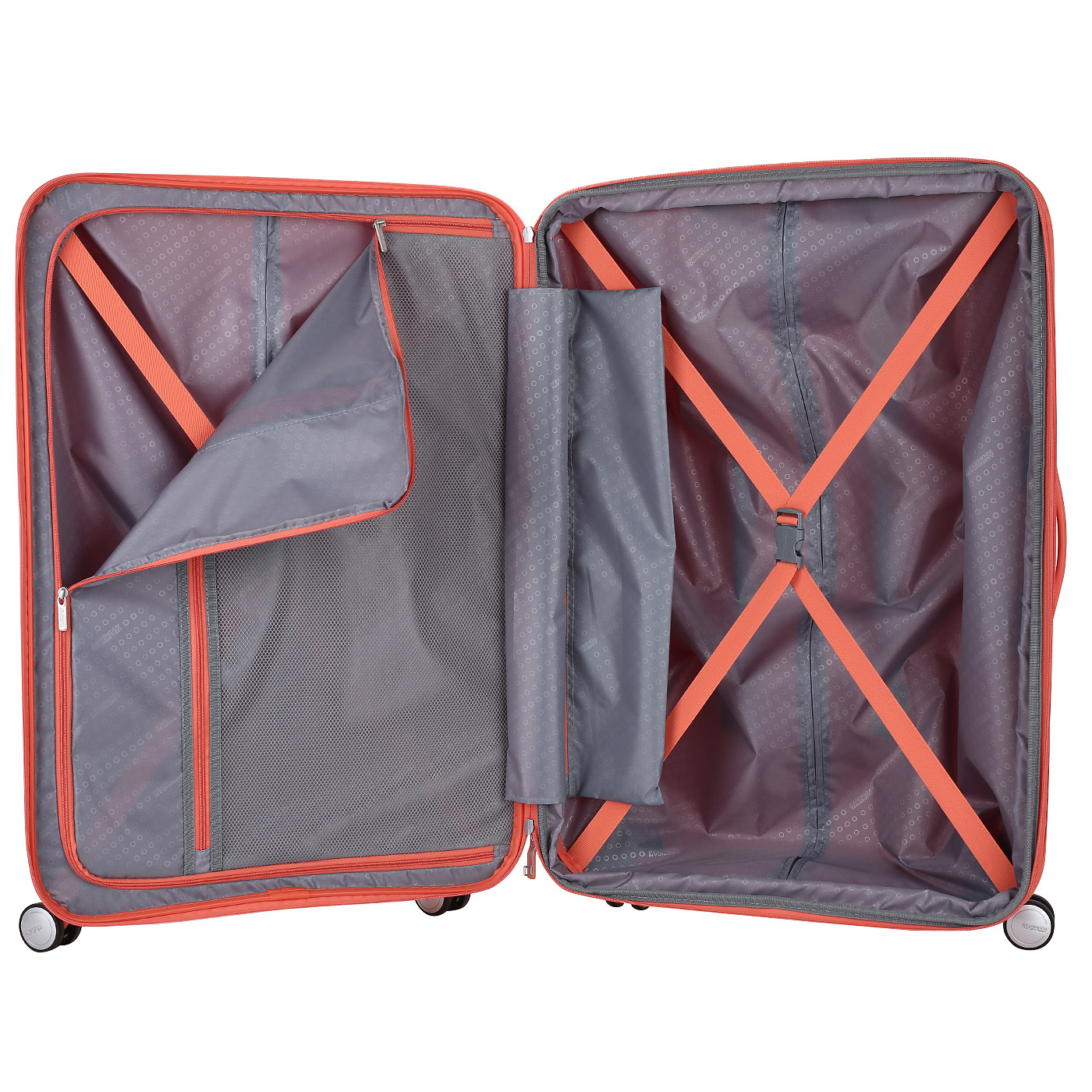 Чемодан большой L из полипропилена с кодовым замком American Tourister Soundbox