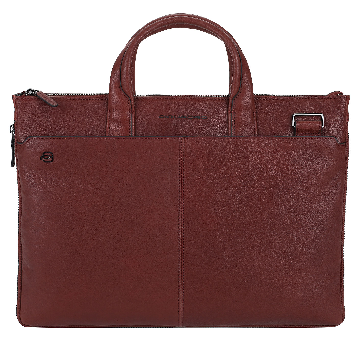 Piquadro Деловая сумка из красной кожи