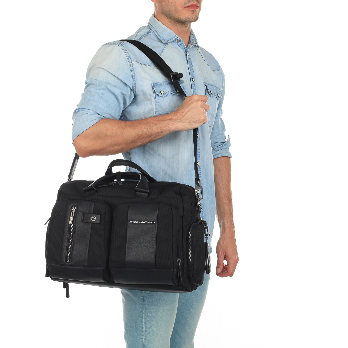 Деловая сумка с двумя отделами Piquadro Brief