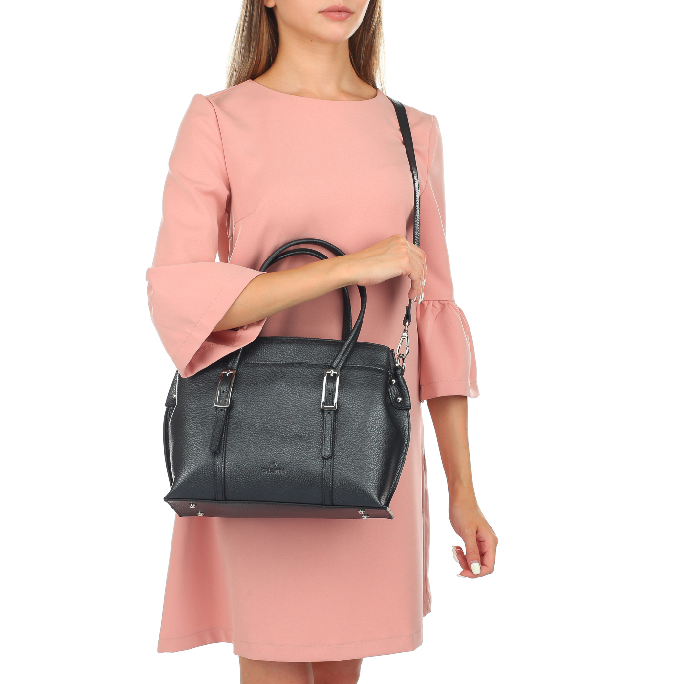 Кожаная сумка с регулируемыми ручками Chatte 