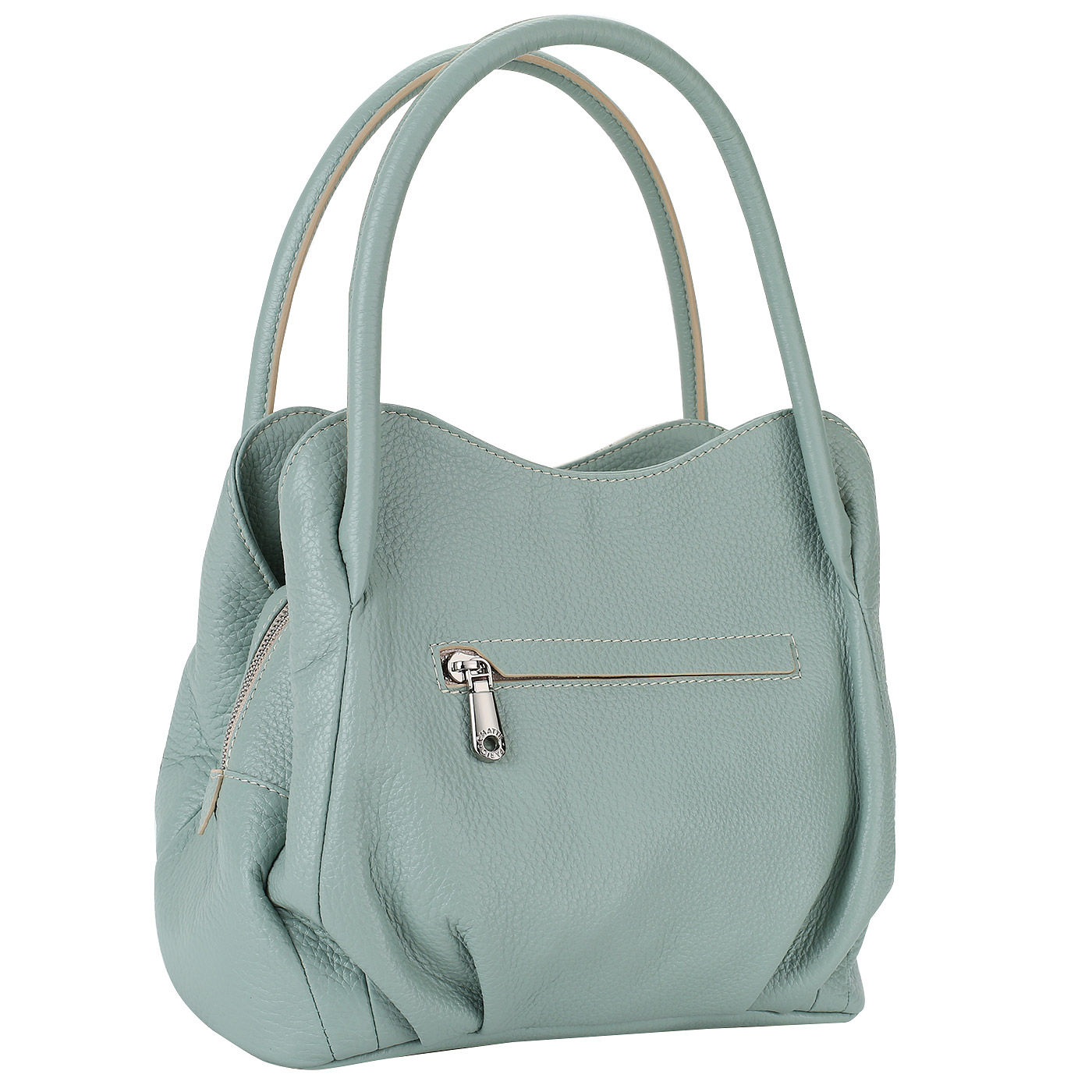 Женская кожаная сумка с тремя отделами Chatte 