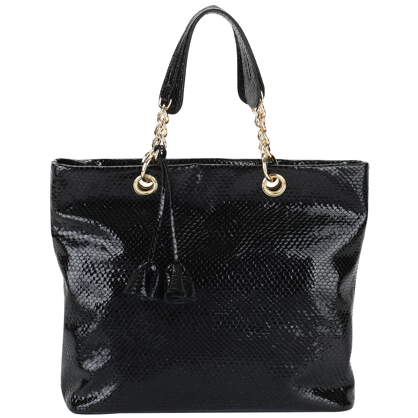 Chatte Лаковая сумка на молнии