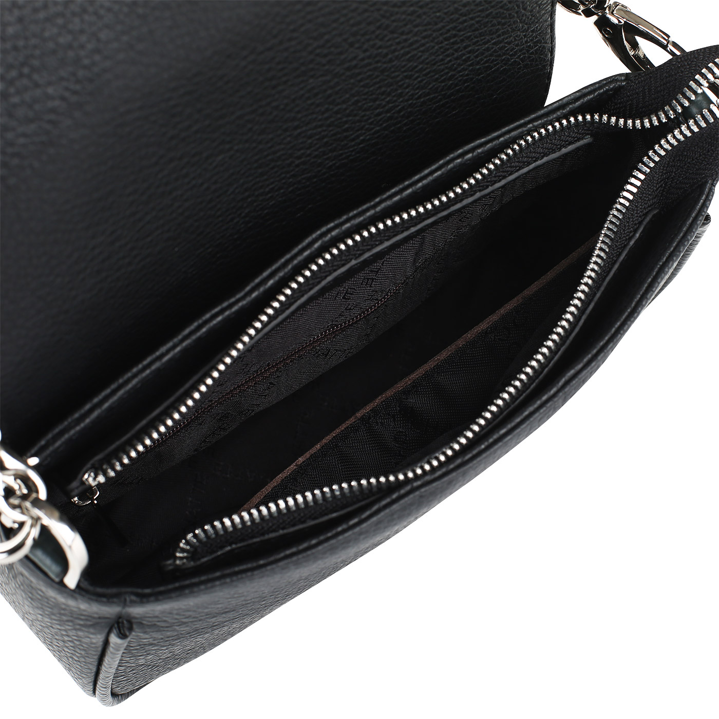 Кожаная сумочка с принтом Chatte 