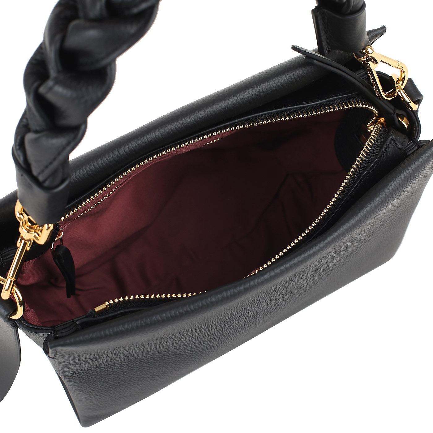 Кожаная сумка Coccinelle Boheme Grana Double