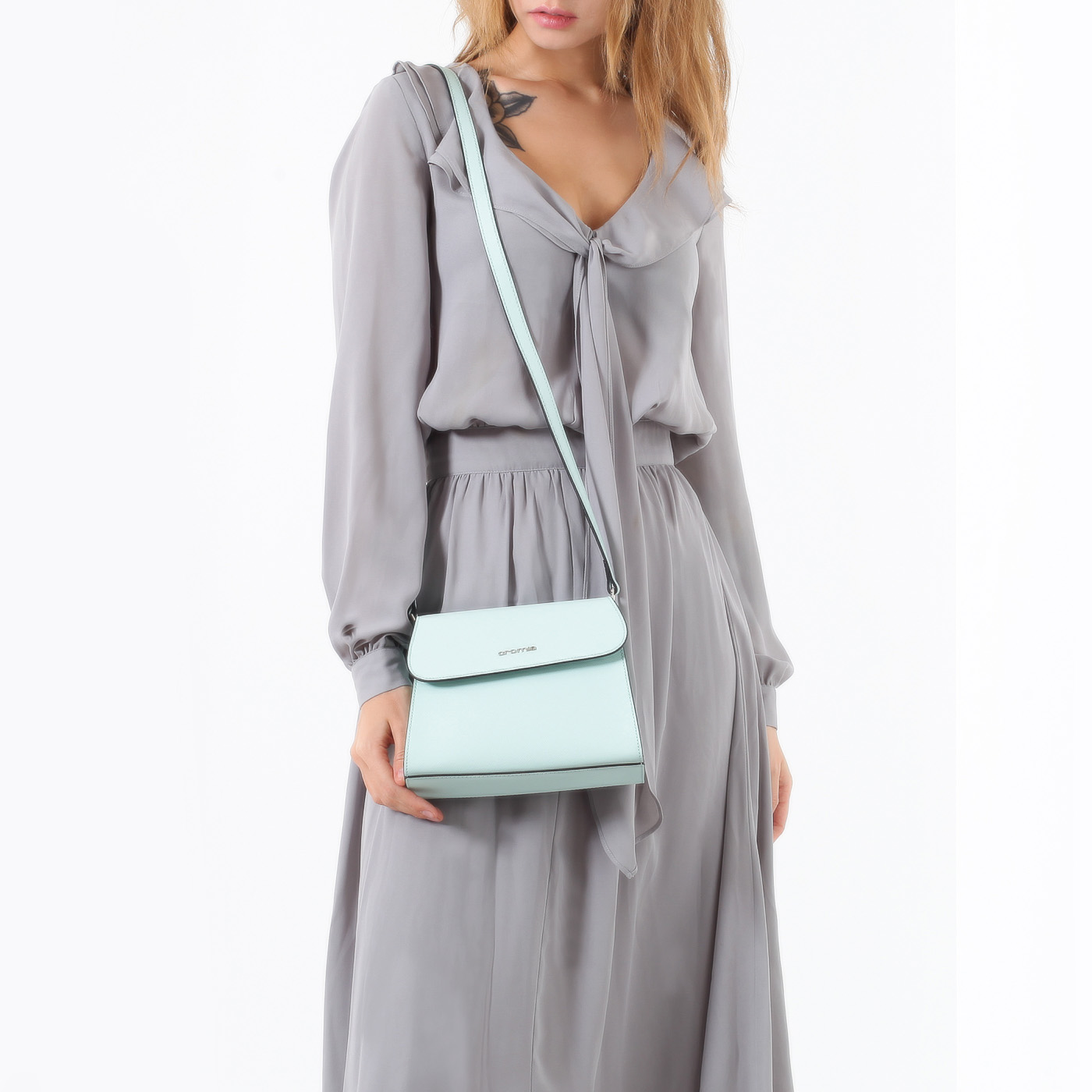 Сумочка из сафьяна Cromia Perla