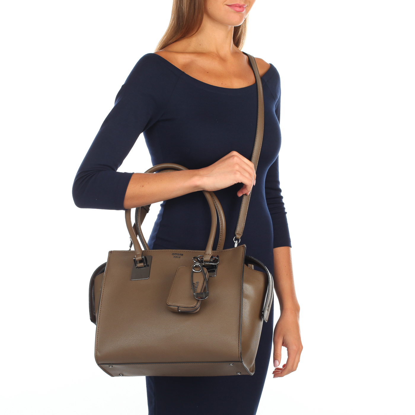 Сумка с ремешком и ручками Guess Gabi