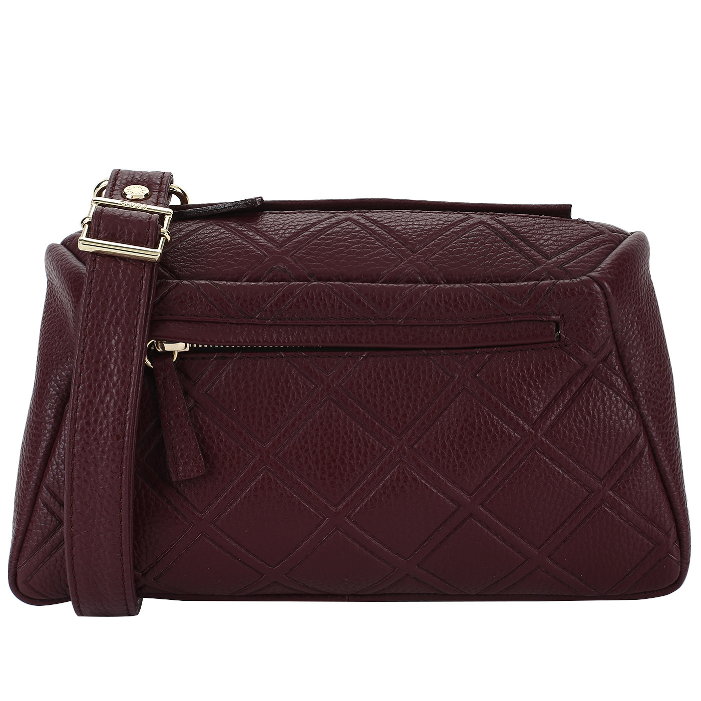 Bruno Rossi Стеганая поясная сумка из кожи