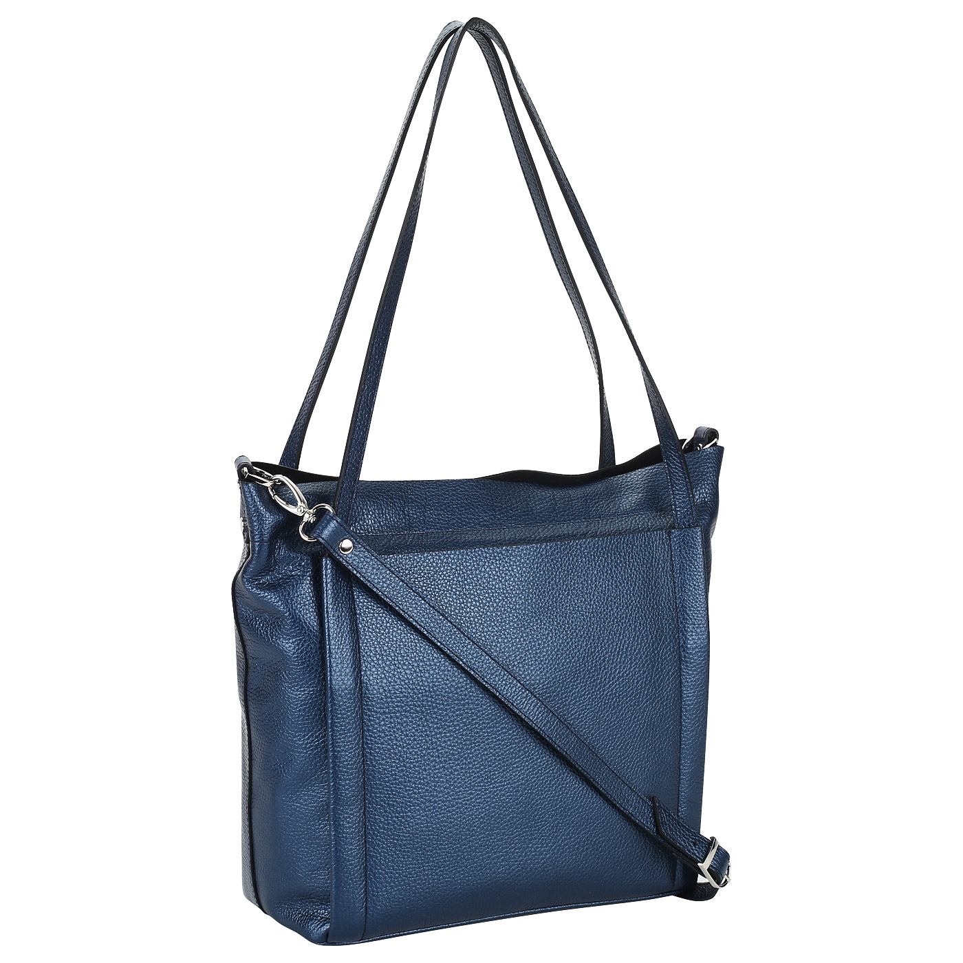 Сумка из металлизированной кожи Chatte 