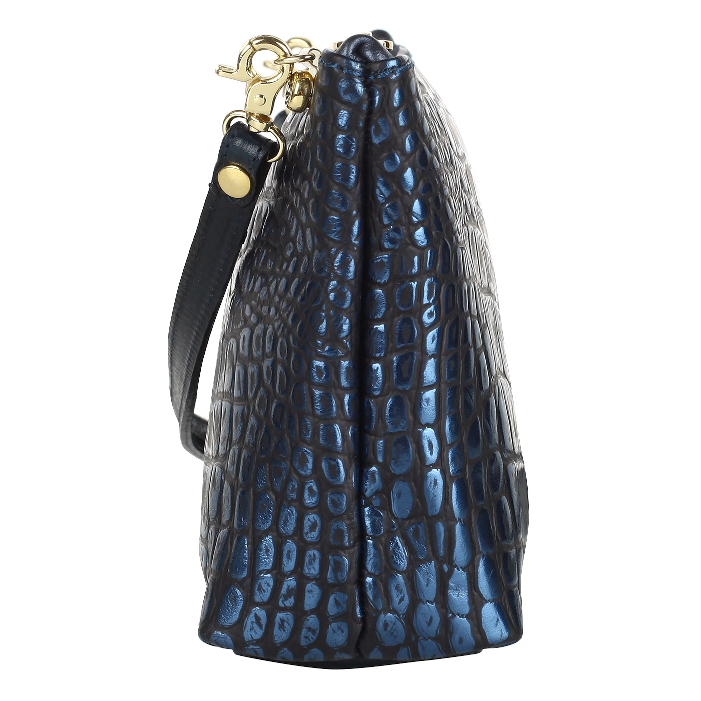 Сумочка с отделкой под крокодиловую кожу Marino Orlandi 