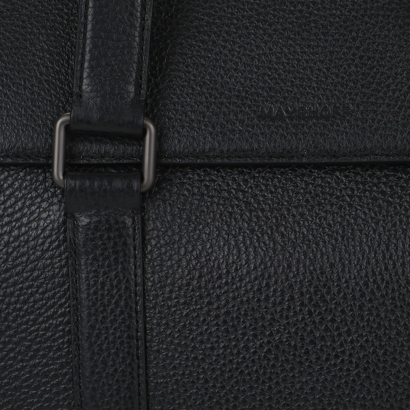 Портфель из зернистой кожи Mayrhoff 