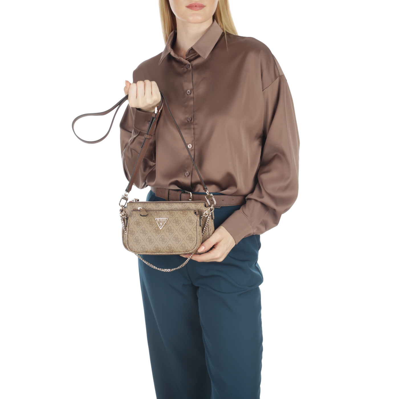 Сумка через плечо с цепочкой Guess Noelle