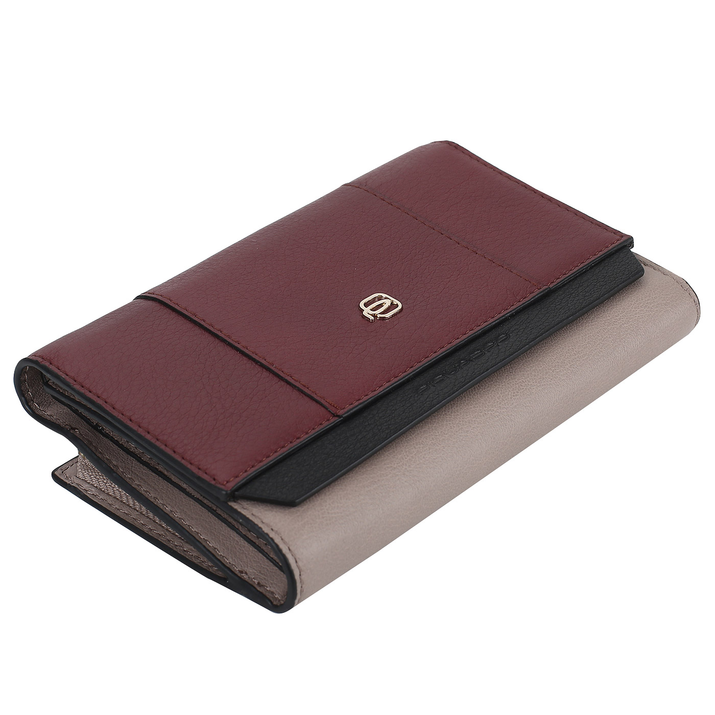 Кожаный кошелек на кнопке Piquadro Circle