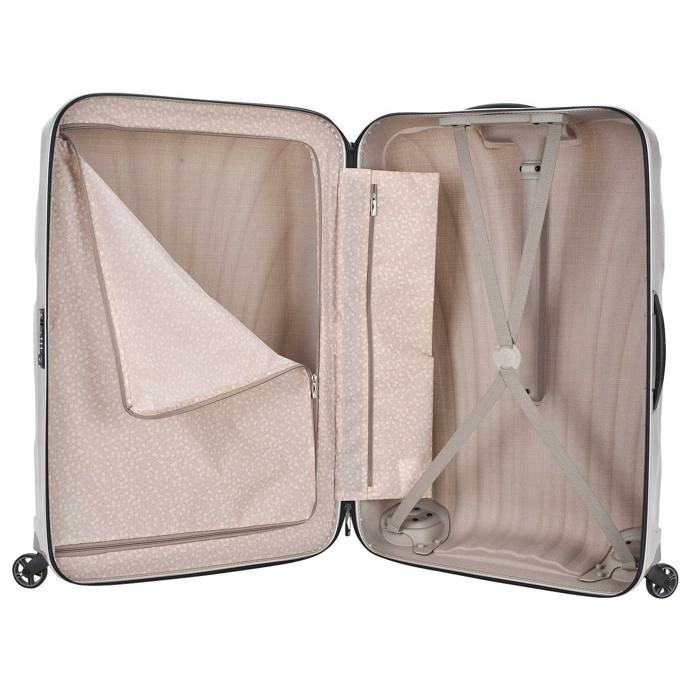Чемодан очень большой XL из материала Curv с кодовым замком Samsonite Cosmolite