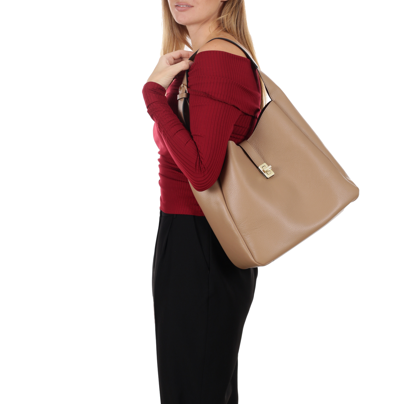 Кожаная сумка Chatte Marseille