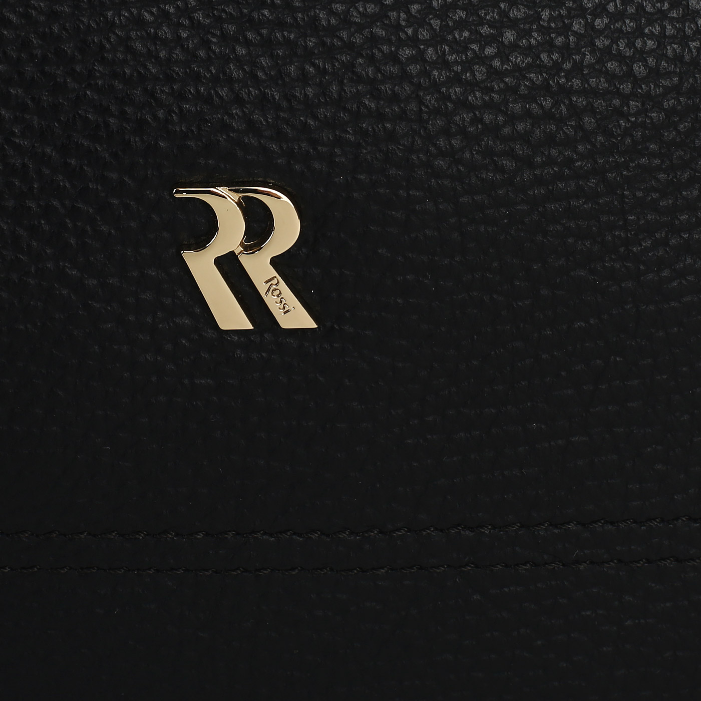 Чёрная кожаная сумочка Bruno Rossi Dollaro