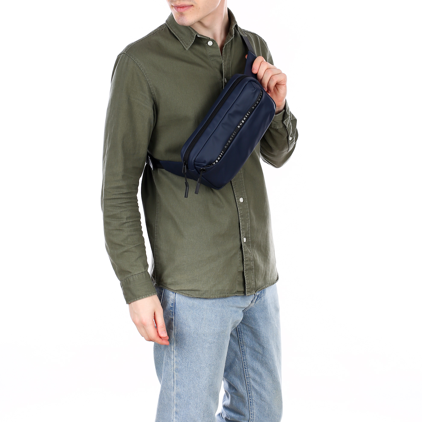 Поясная сумка Bugatti Blanc